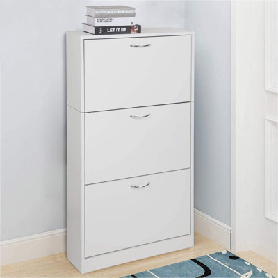 18 Pair Flip Down Shoe Storage