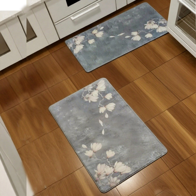 Finna 2 PCS 0.47'' Thickness Anti-Fatigue Non-Skid Kitchen Mat