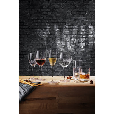 Diamante 17.5 oz. Chianti Red Wine Glasses