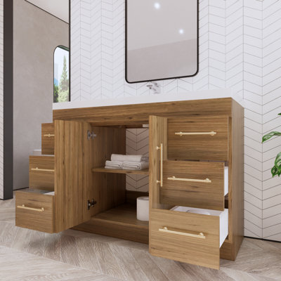 Ensemble de meuble-lavabo simple 48 po Maplesville