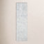 Rowe Ivory Blue Hand-Tufted Striped Rug