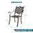 Outdoor Cast Aluminum Dining Armchair-828733090