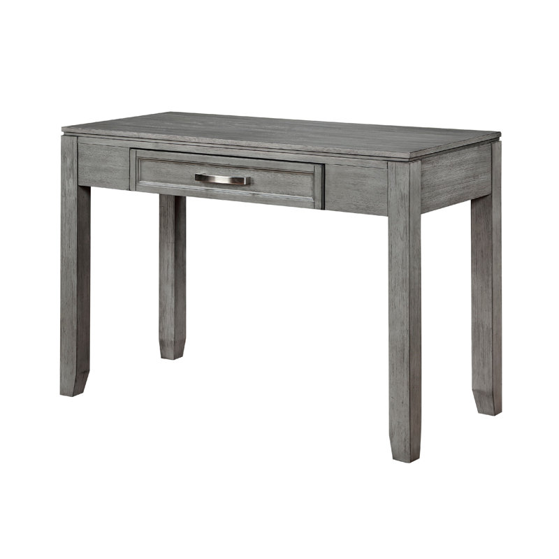 Bureau d'écriture rectangulaire l 42 po Erubiel, Gris