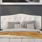 Ciriaca Arched Button Tufted Upholstered Headboard