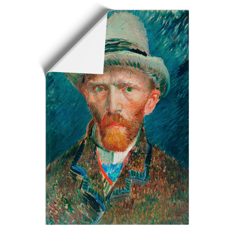 Self Portrait by Vincent van Gogh - Frameless Print, 42cm H x 30cm W x 0.1cm D
