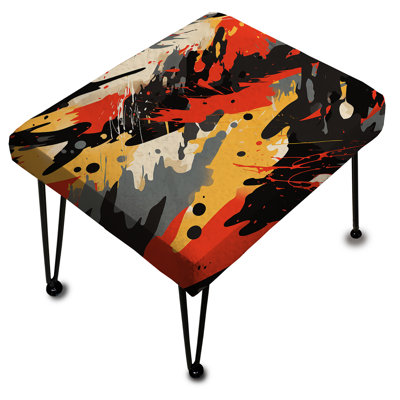 Tribal Tribal Fusion - Repose-pieds rectangulaire abstrait