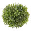 Topiaire en buis artificiel vert et argent 5 "