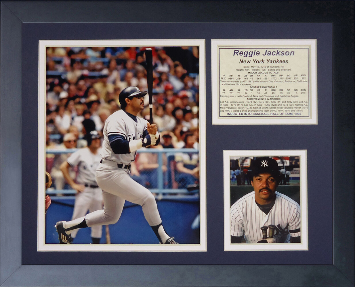 Reggie Jackson New York Yankees Framed 15'' x 17'' HOF Collage