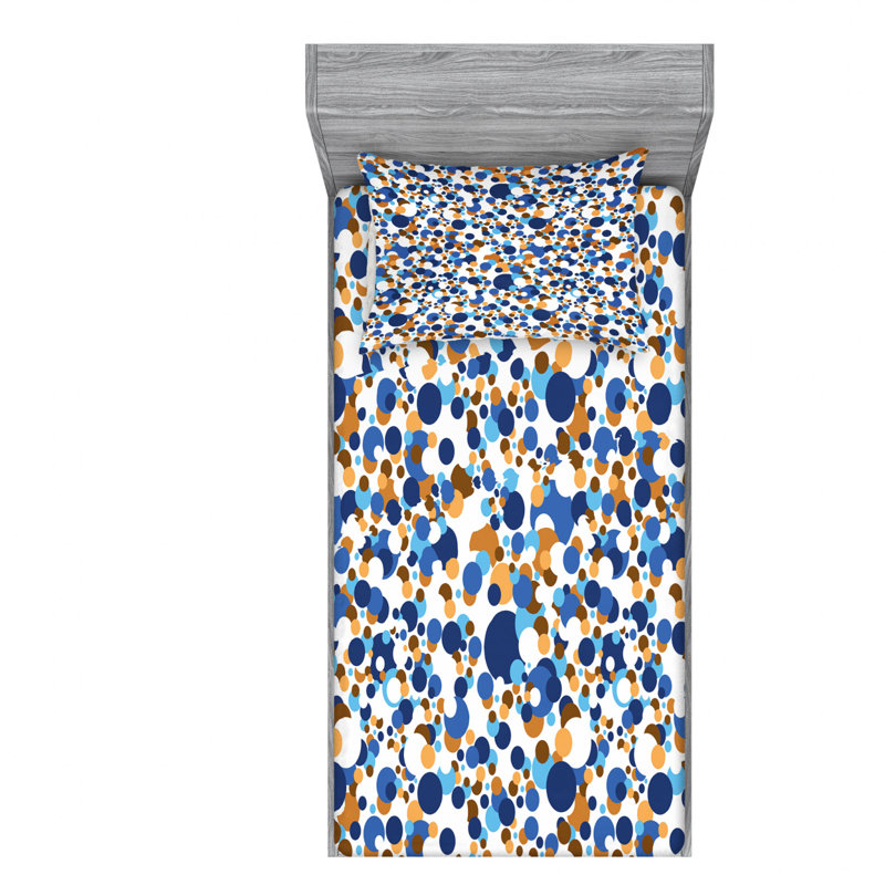 Microfiber Sheet Set, Twin Sheet Set with Fitted Sheet