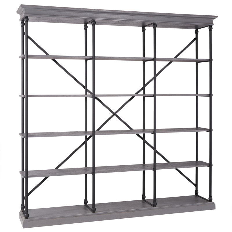 Kyler Room Divider, 84" H x 84" W x 15" D, Gray
