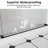 56"-60"W X 74"H Frameless Sliding Shower Door, 1/4" (6mm) SGCC Tempered Glass with Explosion-Proof Film & Nano Coating, Stopper Included, Matte Black-125546169