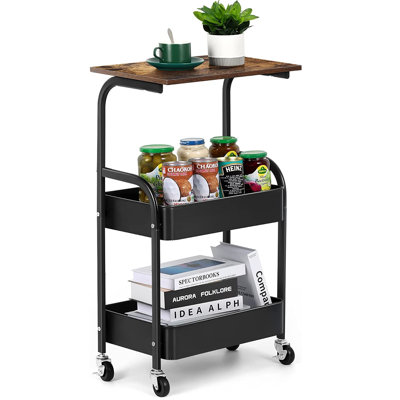 30'' H x 16.54'' W Utility Cart with Wheels