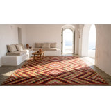 Antique Kilim - Oushak Room Size Wool Multicolor Rug