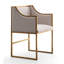 Chaise en velours avec accoudoirs Twingo-125306419