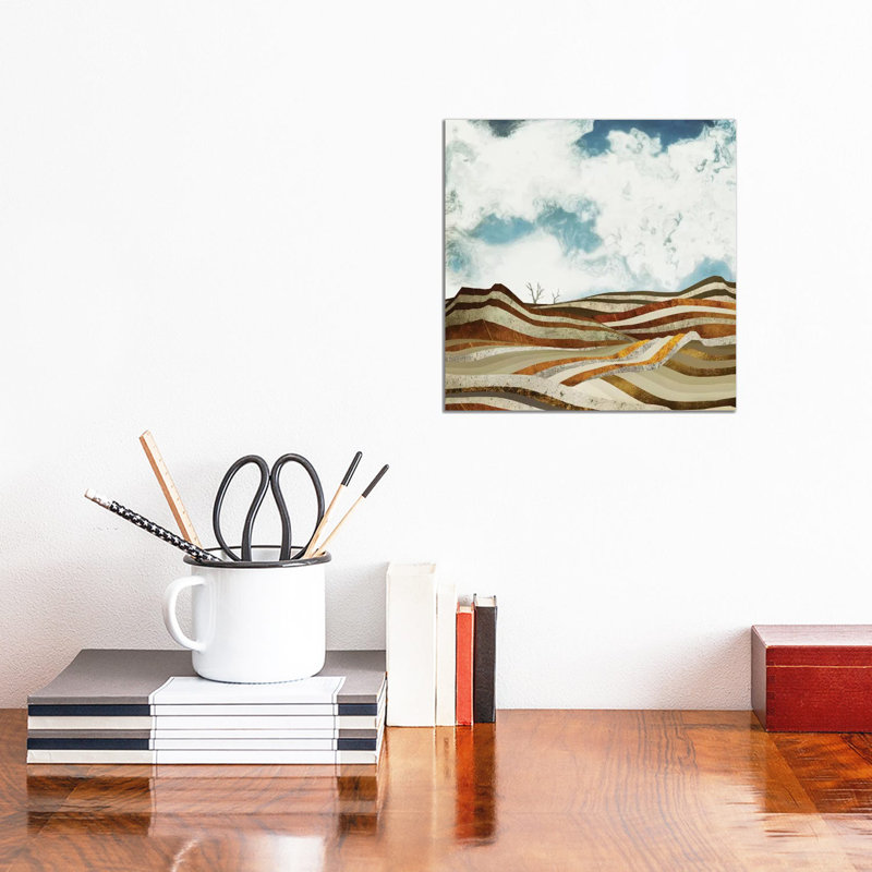 Desert Calm - Print on Canvas, No Framed, 30.48 cm H x 30.48 cm W