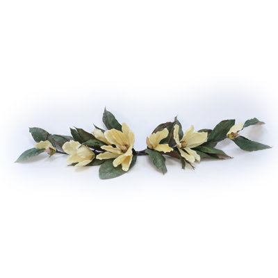 48'' in. Faux Magnolia Garland
