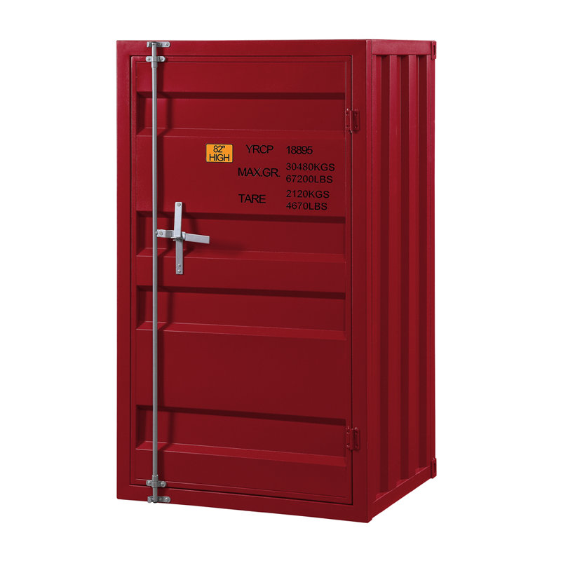 Commode combinée Maxxie, Rouge