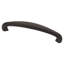 3-3/4" Wooden Drawer Pull with Threaded Inserts Unfinished Oak