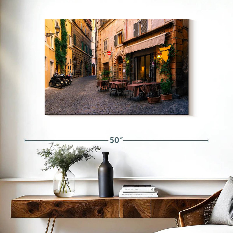 Sirci, rue historique de Rome, H 26 po x l 39 po
