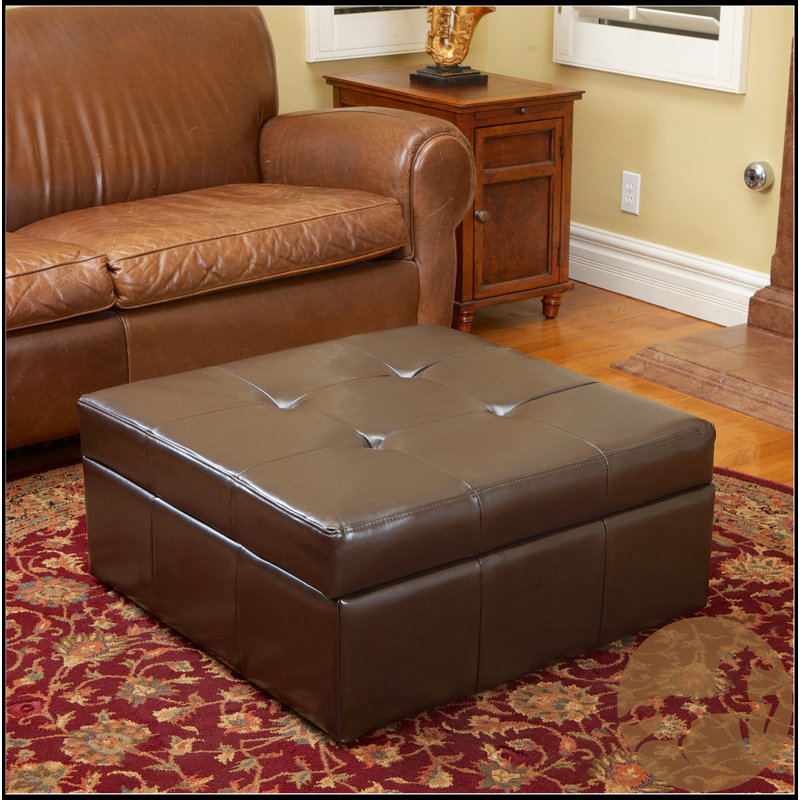 LARKIN STORAGE OTTOMAN (PU) - Une pièce contemporaine et fonctionnelle pour votre maison