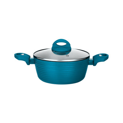 NutriChef 2 Quarts Non-Stick Aluminum Soup Pot