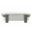 Banc polyvalent pour n'importe quelle pièce - Spacieux, blanc avec gris, capacité de 28 lb, supporte 250 lb, chambre à coucher et gris, jusqu'à un dos nu