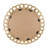 Dominic Solid Wood Circle Wall Mirror