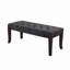 Banc capitonné Linon, tissu