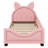 Upholstered Daybed With Carton Ears Shaped Headboard-106588328