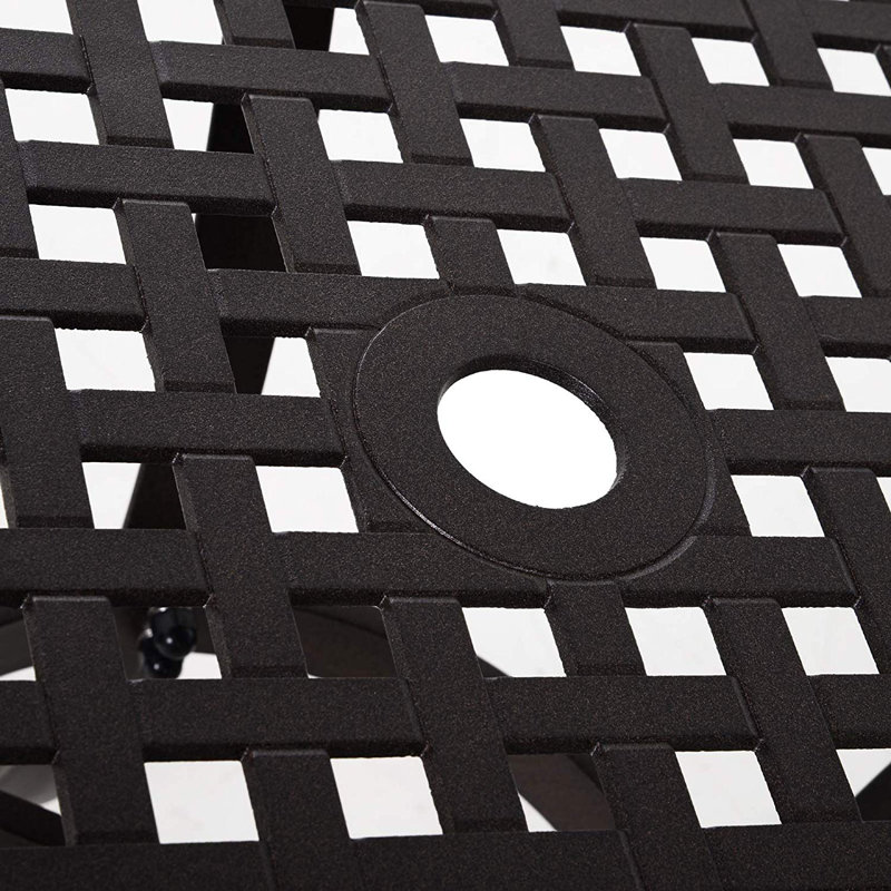 Tesha 4 - Person Patio Dining Set with Round Table