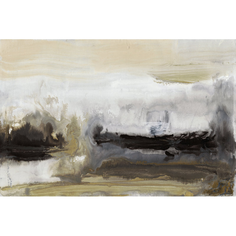 Silencio II by Lila Bramma - Wrapped Canvas Rectangle Painting, 30cm H x 46cm W x 3.8cm D