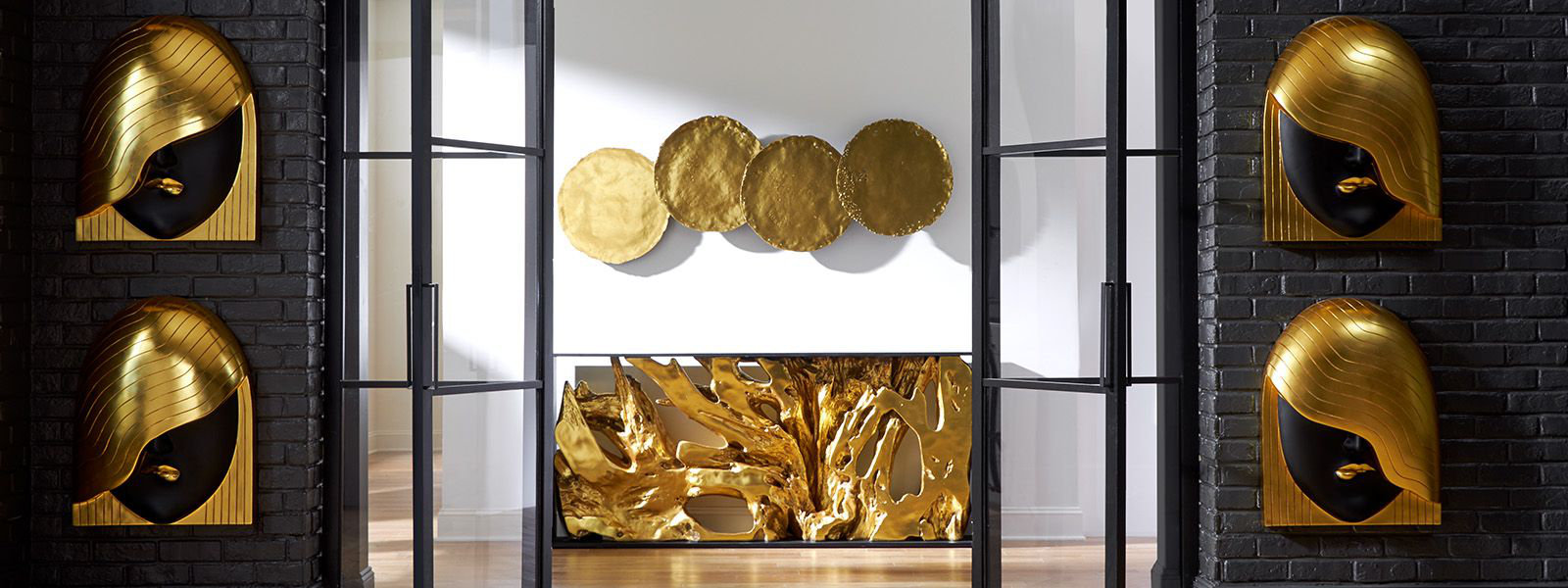 Departments - Ace Interior Metallic Brilliant Mirrored Gold