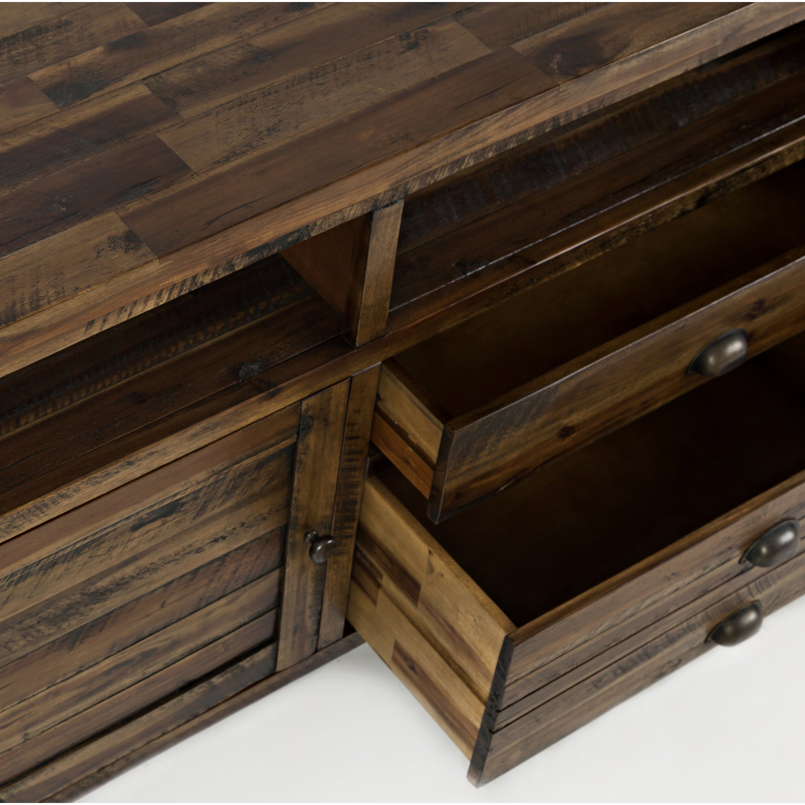Castile Acacia TV Stand, Dakota Oak, 50"