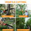 Tailleuse d'arbre extensible manuelle 26pi avec manche de scie