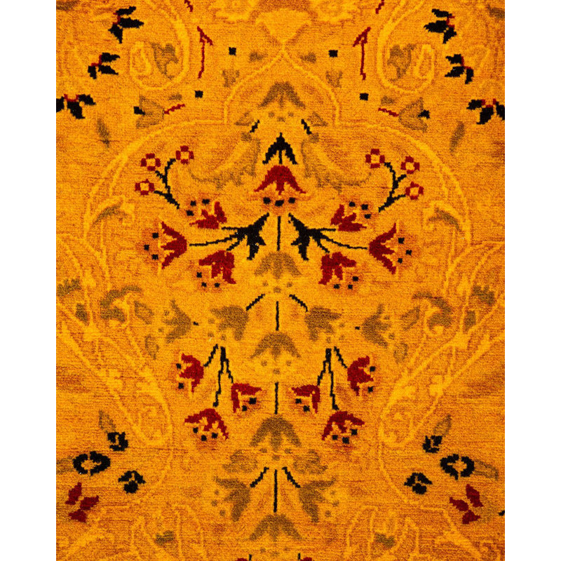 Fine Vibrance One-of-a-Kind 2' 7" X 8' 2" Hand Knotted Area Rug