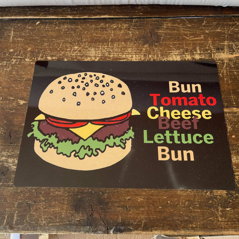 Handmade Food & Beverage Wall Decor on Metal
