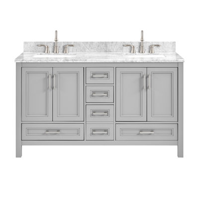 Amini 60" Double Bathroom Vanity Set