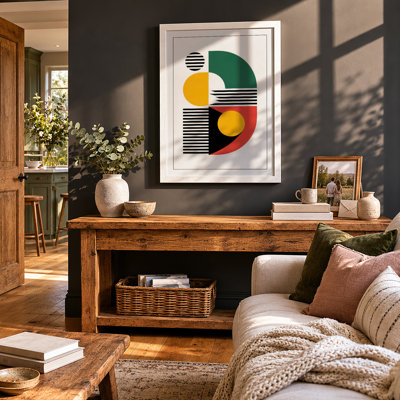 Alphabet Forms Geometric - Print