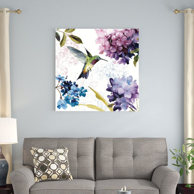 «Spring Nectar Square II» par Lisa Audit, reproduction d'art sur toile tendue, H 36 po x l 36 po
