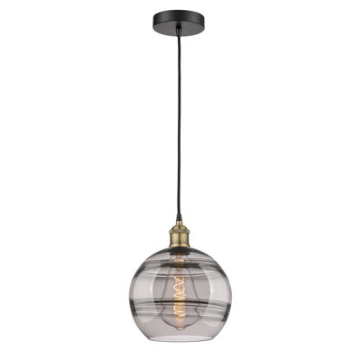 Luminaire suspendu 1 lumière Edison Bienes-616-G556