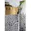 Vase en céramique avec grand col doré-1079102320