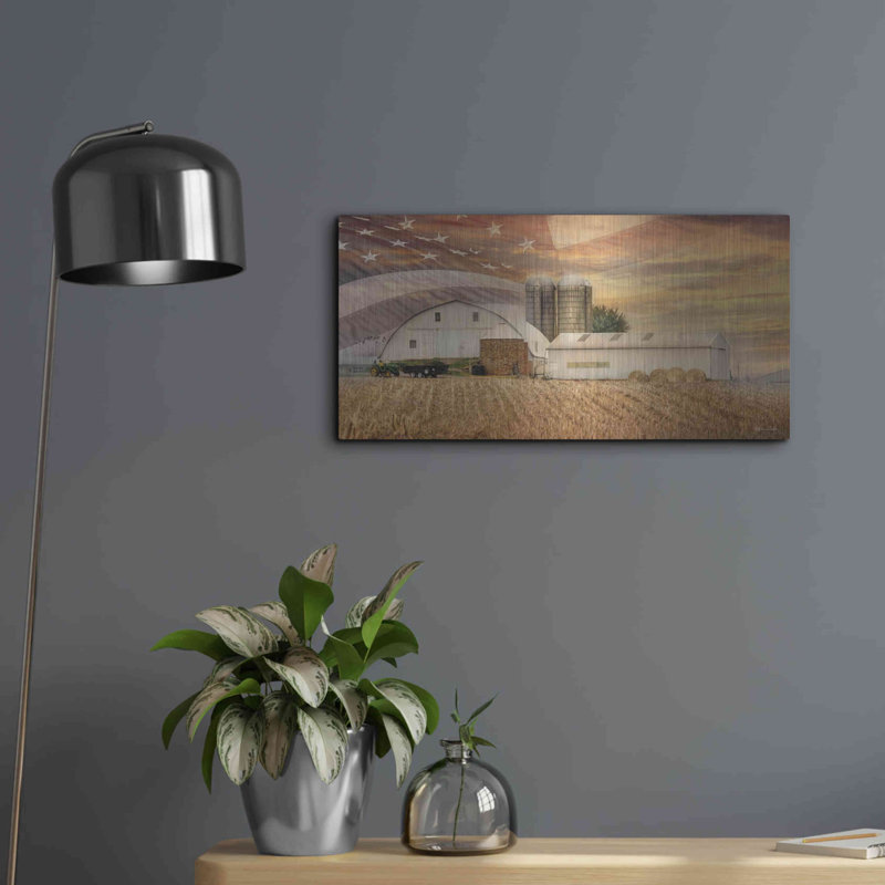 «American Farmland» par Lori Deiter, H 12 po x l 24 po