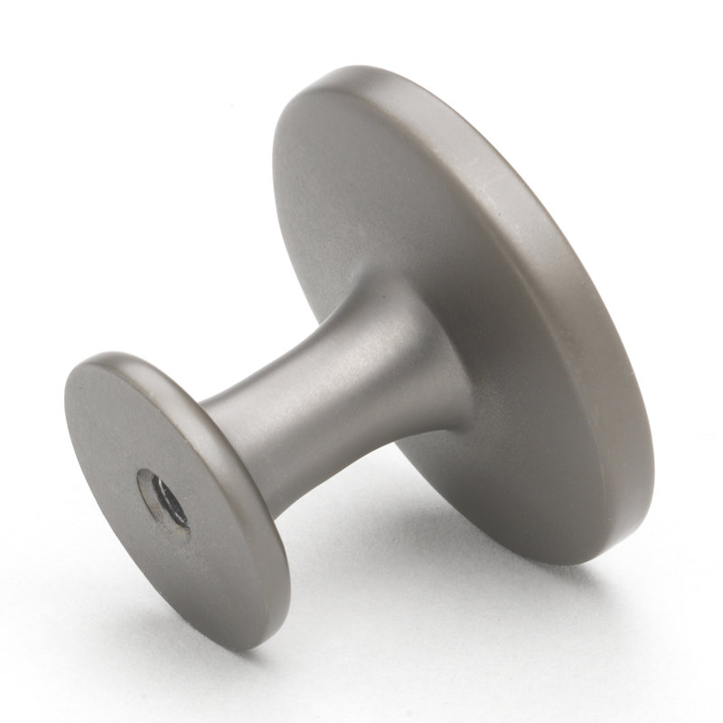 1 1/4" Diameter Mushroom Knob, Graphite