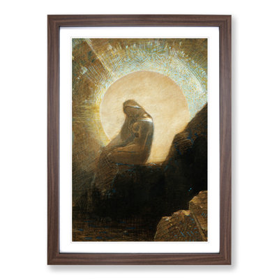 Melancholy by Odilon Redon - Picture Frame Painting