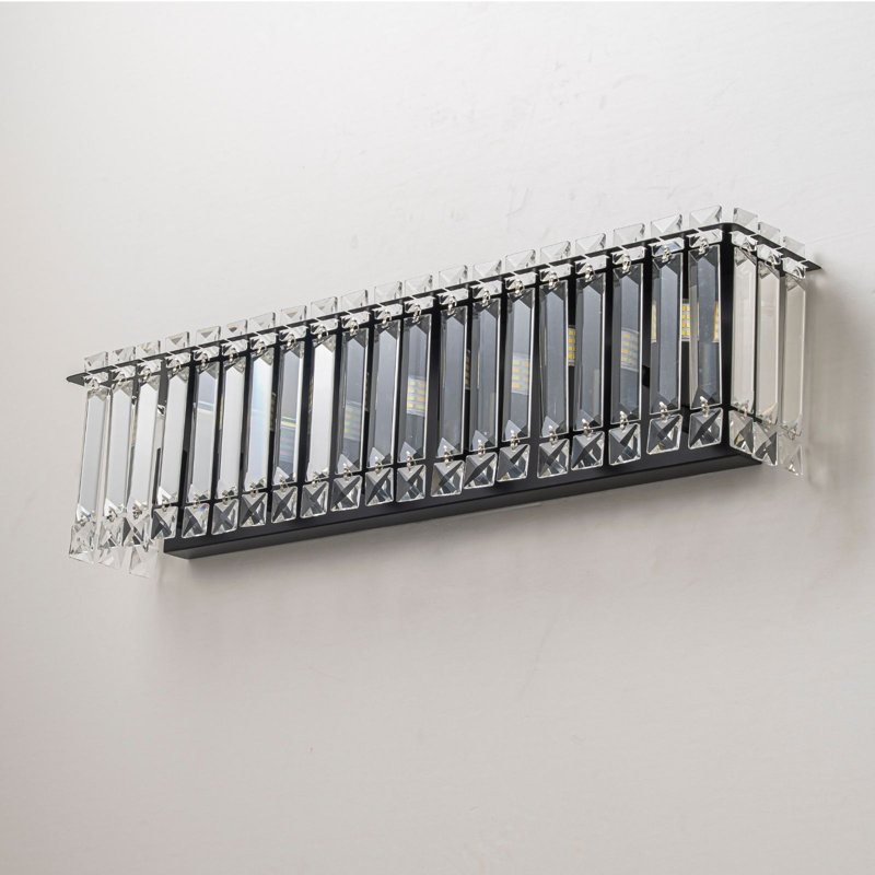 6-light Dimmable Vanity Light, Matter Black
