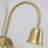 Armed Wall Sconce with Cream Glass Shade