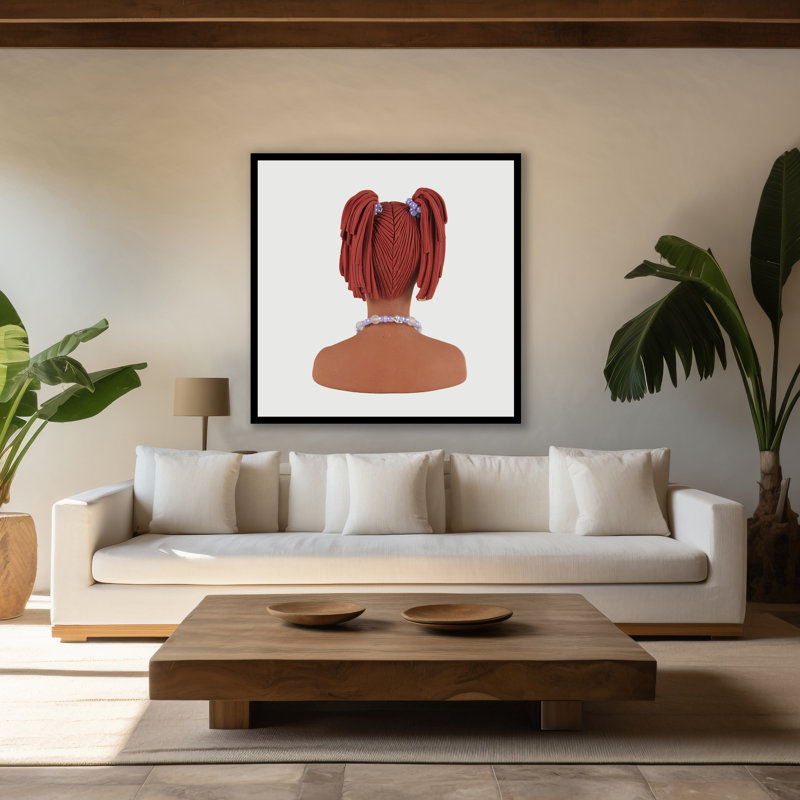 Good Good Art "Jade", reproduction d'art par PJ Harper | Édition limitée encadrée en bois massif | Prêt à être suspendu