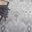 Ikat Hand Tufted Wool/Cotton Ikat Rug in Ivory/Grey-982607778
