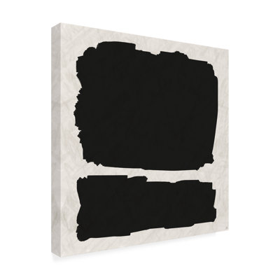 Line And Brush Two Blocked 1 Canvas Art