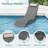 AquawaveErgonomic In-Pool and Patio Chaise Lounges with Woodgrain Design and Anti-Drift Base-1837595246
